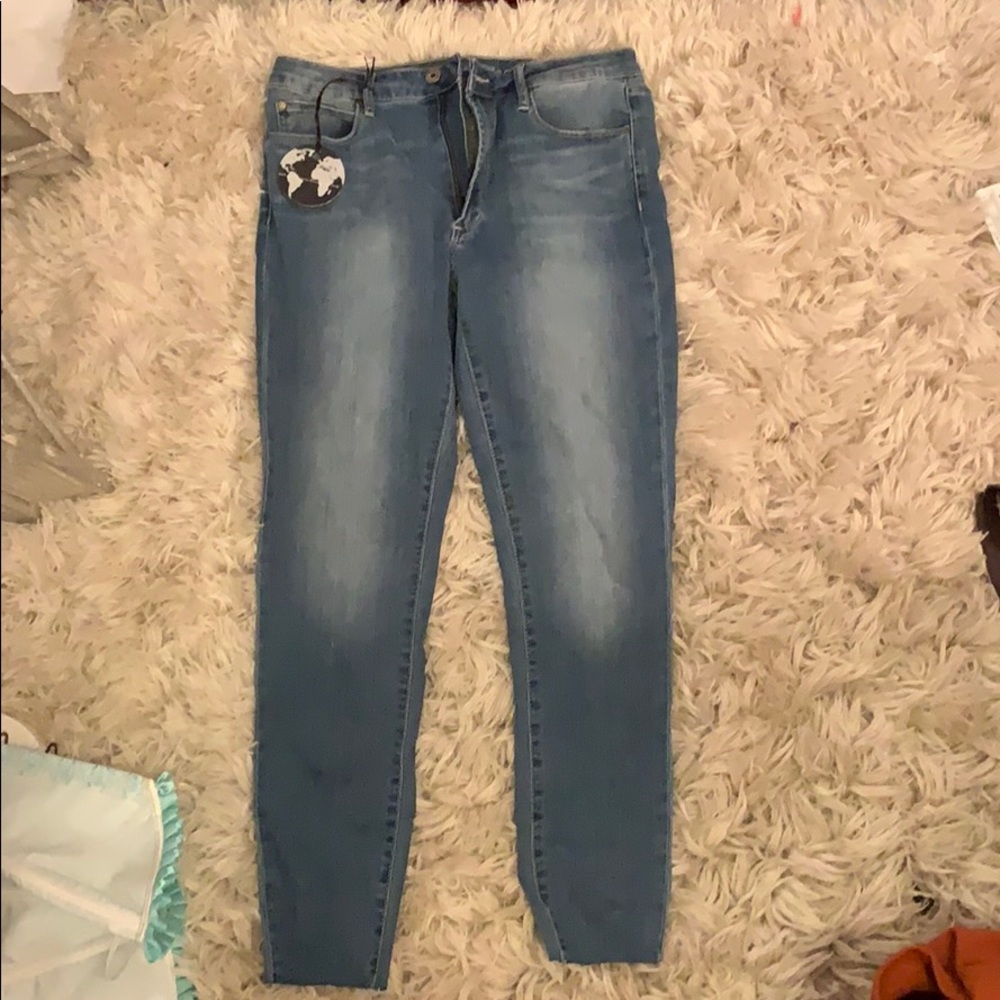 Blue skinny jean